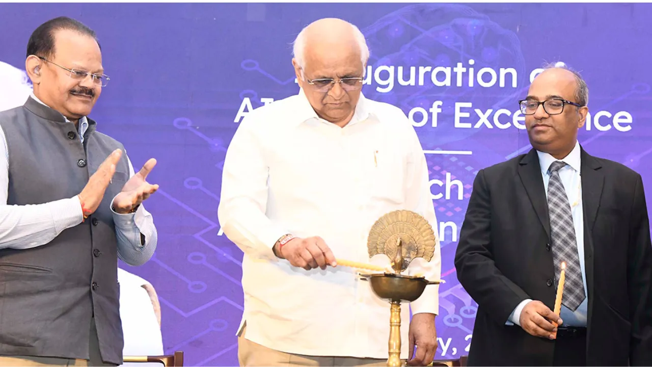 Gujarat Launches AI Center of Excellence at GIFT City CM Bhupendra Patel Awards MSMEs for AI and IoT Innovations