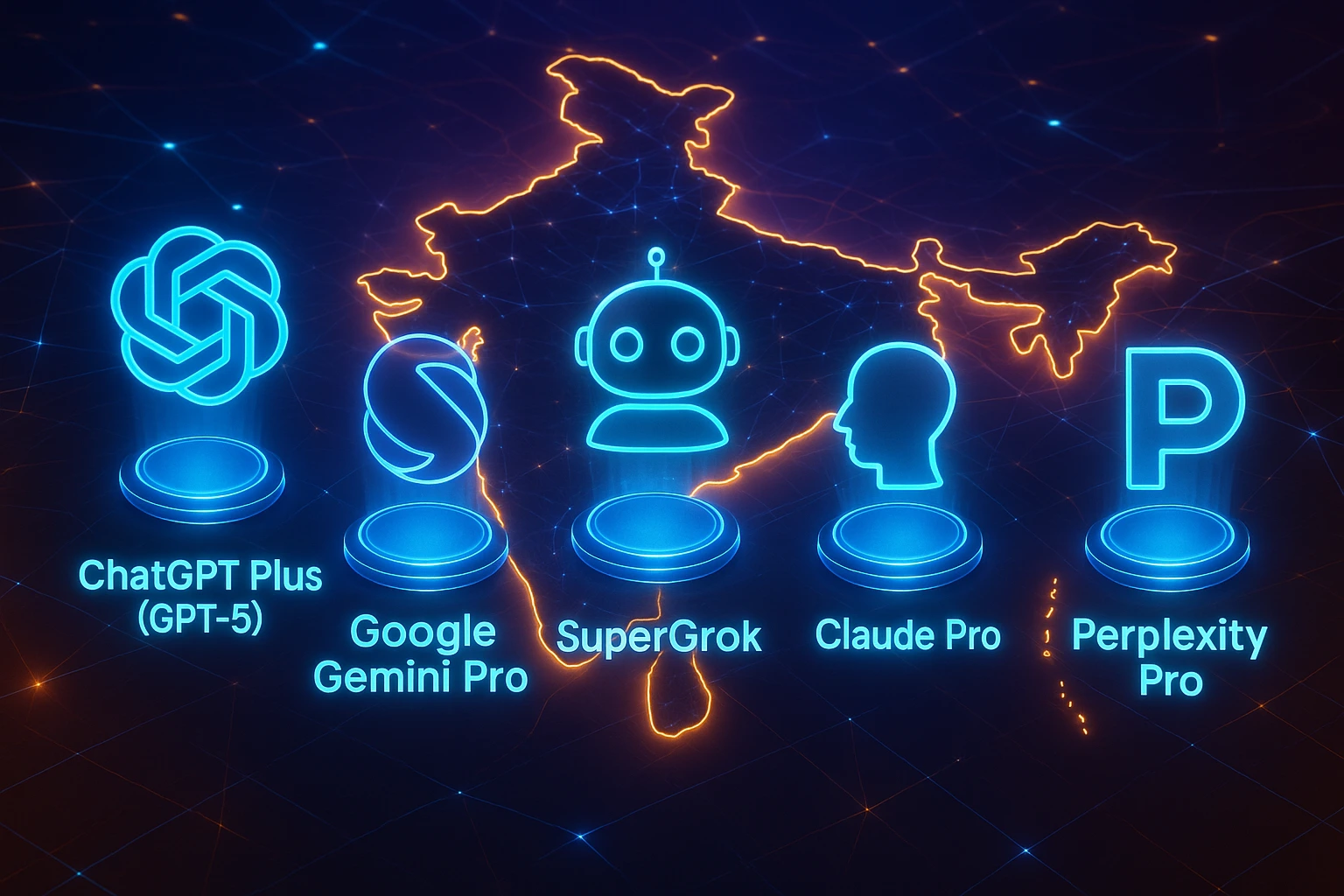Best AI subscription plans in India 2025 – ChatGPT Plus, Gemini Pro, Claude Pro, Grok, Perplexity compared